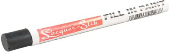 Lacquer-Stik Paintstick, White, Black or Gold (1 Stick)