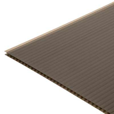 Twinwall Polycarbonate Sheet Bronze 3000mm x 2100mm x 10mm