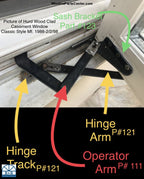 111 Truth Split Arm Dyad Straight Link Casement Operator