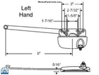 112 6" Arm TRADITIONAL STYLE CASE 15 Series