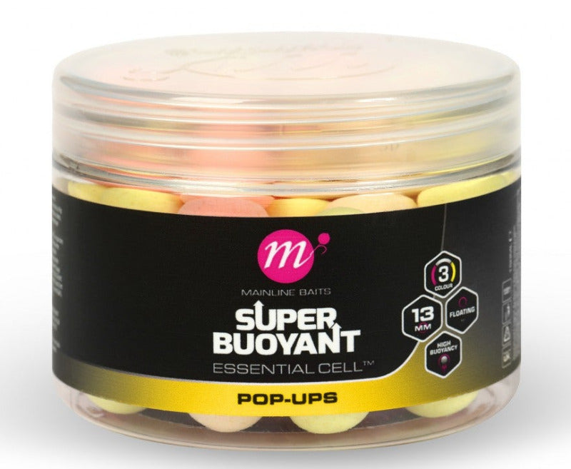 Mainline Baits Essential Cell Pop Ups 13mm PYW Mix