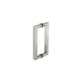CRL 12" Glass Mounted Square Back-to-Back Pull Handle