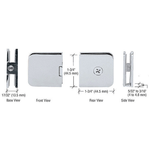 CRL Junior Traditional Style Fixed Panel U-Clamp