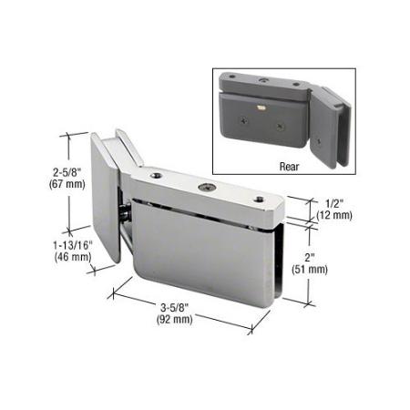 CRL Left Hand 135 Degree Prima Hinge with U-Clamp