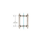 CRL 6" Colonial Style Back-to-Back Pull Handles