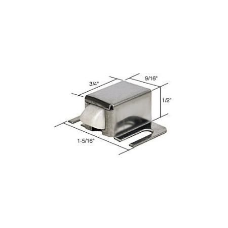 CRL Brushed Stainless Finish Shower Door Catch with Nylon Tip [25 Pack] - M6014B