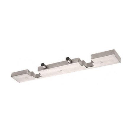 CRL Brushed Stainless Steel Electric Strike Keeper for Double Stile Doors - Fail Secure - ESP2SDBS