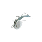 1" Nylon Sliding Screen Door Spring Tension Roller for Academy Mfg. Doors - B609