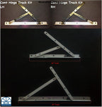 121 Amesbury Truth Adjustable Hinge Track Kit - 10 and 14 inch style