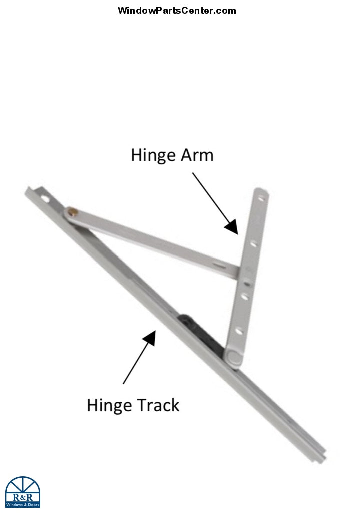 121 Amesbury Truth Adjustable Hinge Track Kit - 10 and 14 inch style