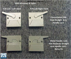 125 Sash Lock Elbow Arm - Awning  and Casement Window Lock