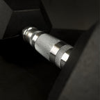 12.5kg Muscle Motion® Rubber Hex Dumbbells (Sold Individually)