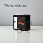 Exotronic 12V 20Ah Alpha IP67 Smart Bluetooth Lithium Battery