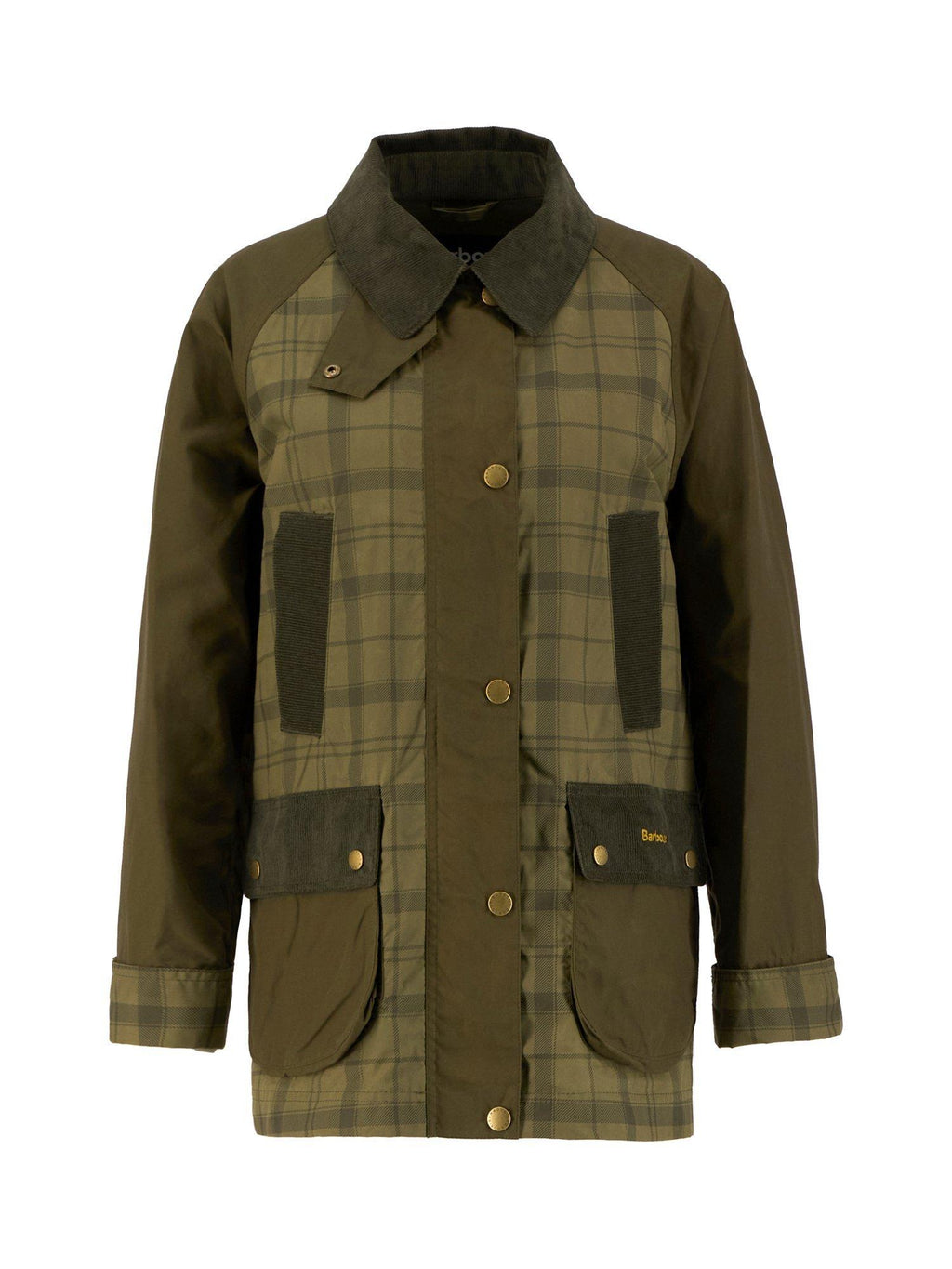 Barbour Icons Modern Beadnell Tartan Women's Casual Jacket Green/Multi UK 10