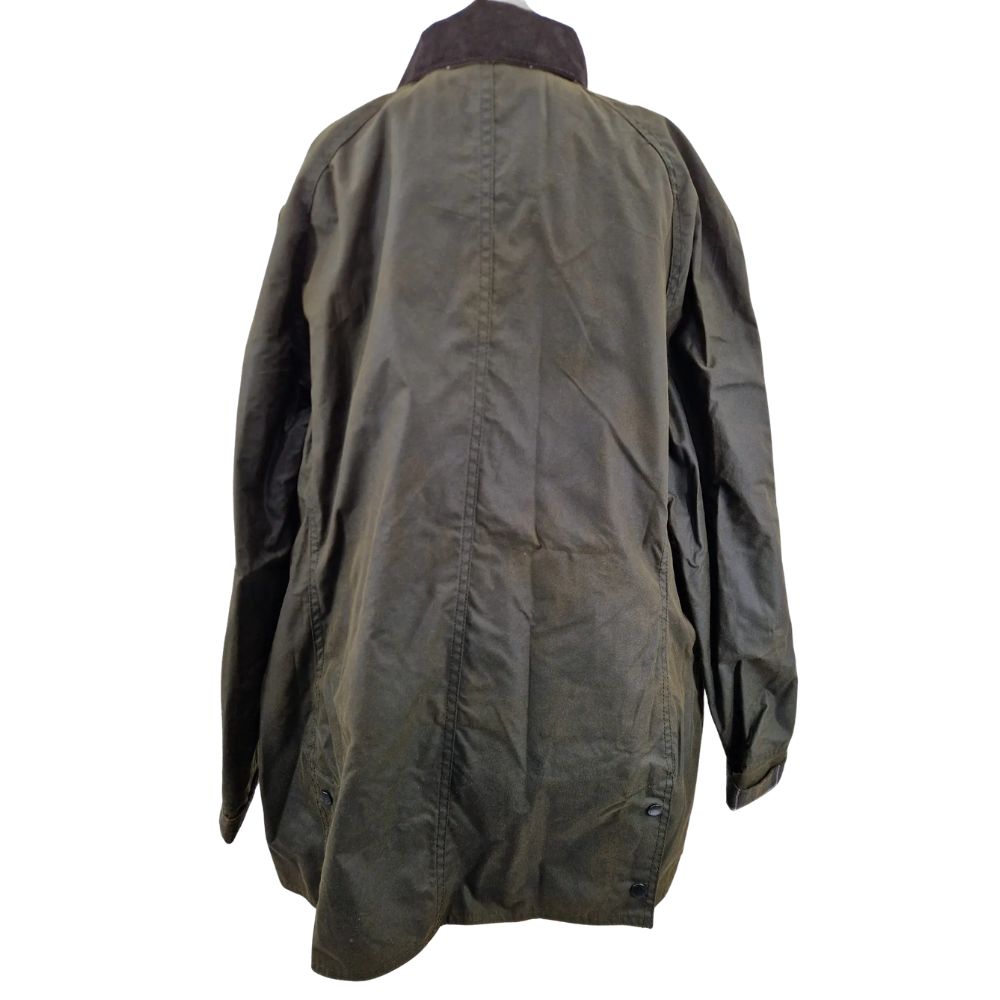 Barbour Classic Beadnell Sylkoil Waxed Cotton Jacket - UK Size 20 - Olive