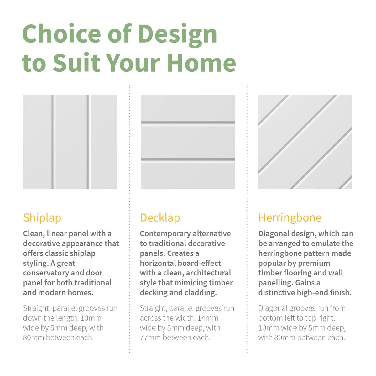 Decklap Reinforced Door Panel