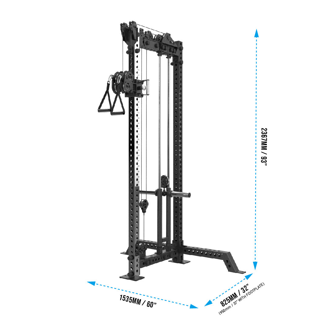 RX3 3000 Plate Loaded Cable Tower