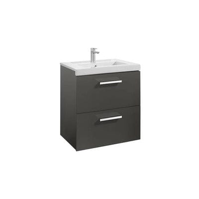 Prisma Ceramic 600mm Wall Hung Basin - 1 Tap Hole