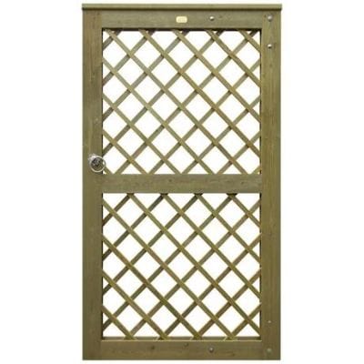 Diamond Trellis Gate Inc Fittings - 1.78m x 1m