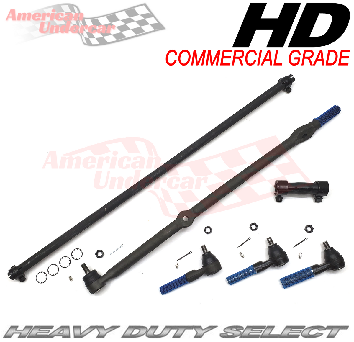 HD Tie Rod Steering Kit 1997-2006 Jeep Wrangler 4x4