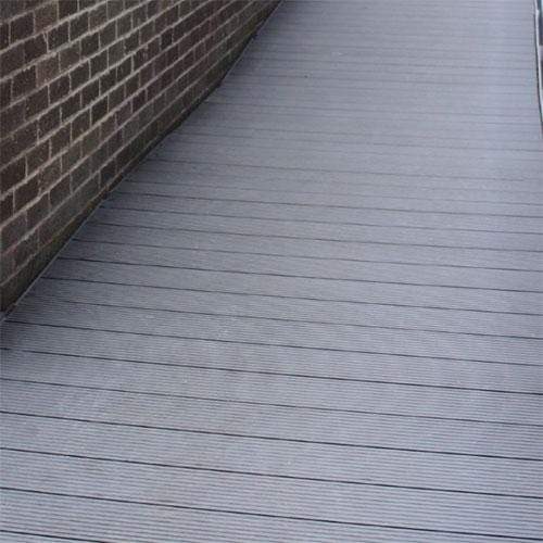 RynoTerrace Classic Grooved Reversible Composite Deck Board Sample