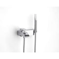 Thesis Chrome Wall Mounted Bath Shower Mixer Kit