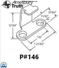 146 Amesbury Truth  Sash Keeper - For Window Lock