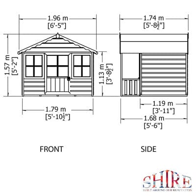 Pixie Playhouse - 6ft x 4ft