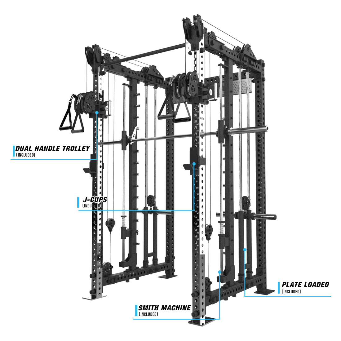 RX3 3000 Plate Loaded Smith Machine Rack