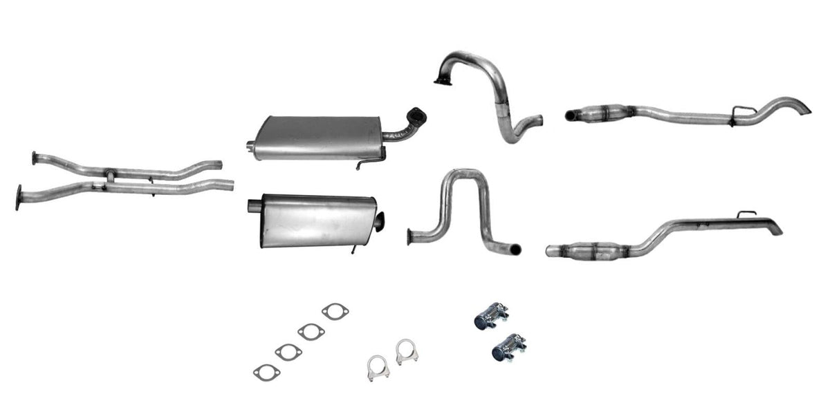 Fits Lincoln Town Car 2003-2011 H Pipe Dual Muffler Exhaust Pipe System