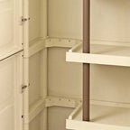 Large Plastic Storage Cupboard w/ Shelving