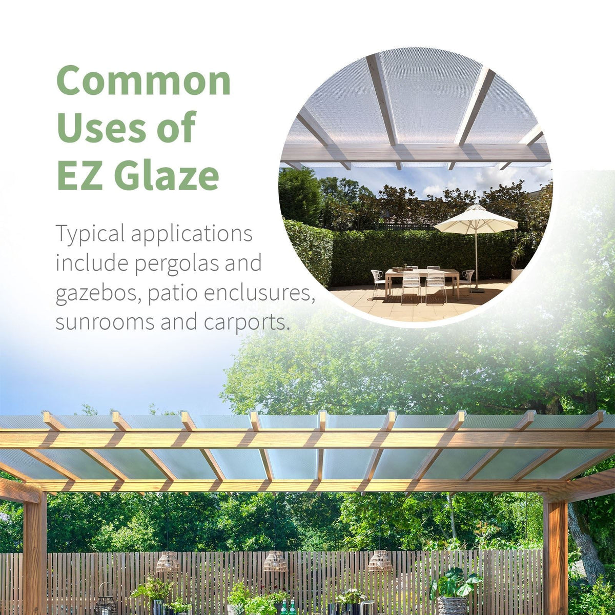 EZ Glaze Beehive Polycarbonate Sheet