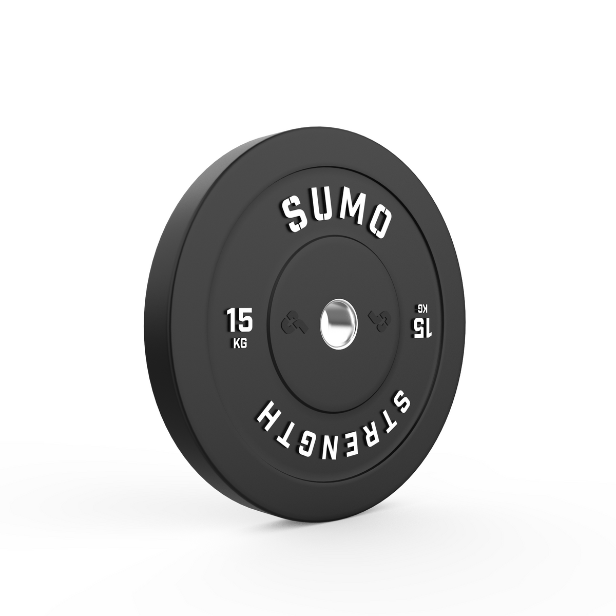 15kg Black Bumper Plates (Pair)