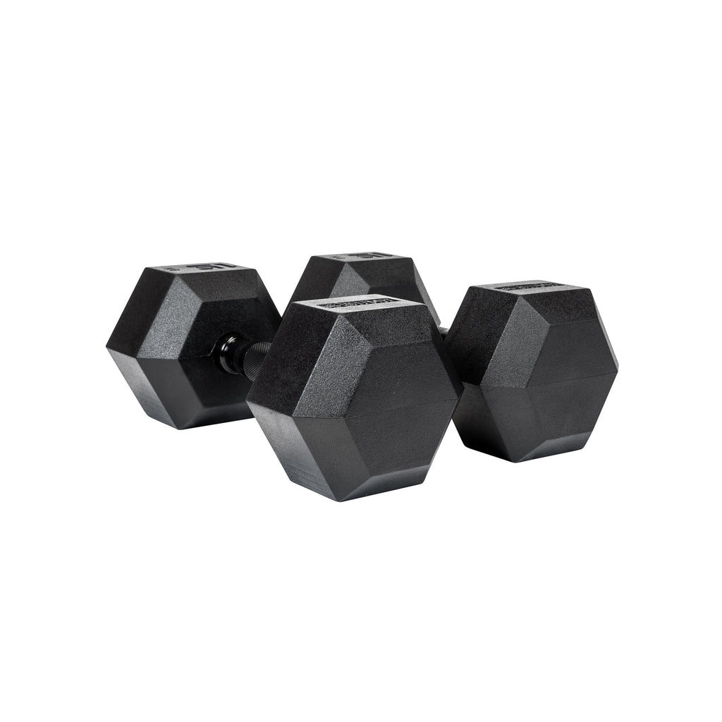 15kg Black Hex Dumbbell Pair