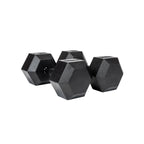 15kg Black Hex Dumbbell Pair