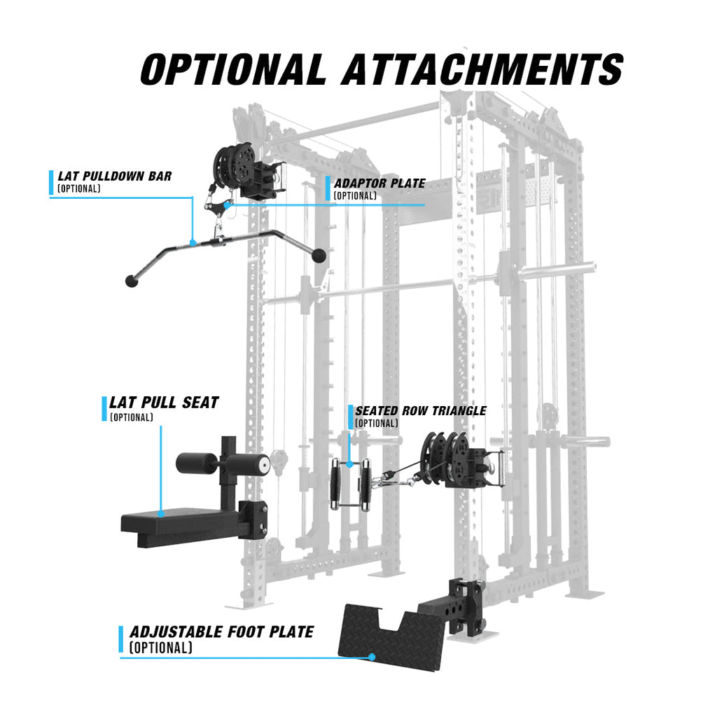 RX3 3000 Plate Loaded Smith Machine Rack
