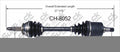 CV Drive Axle Shaft Fits Chrysler, Dodge for 83-86 Labaron