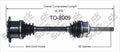 CV Drive Axle Shaft for Toyota T-100 Pickup 4x4 1993 1995 1996 1997 1998 Front