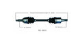 CV Driver Side Axle Shaft Fits Suzuki Swift (DOHC) 1989-94