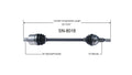 CV Drive Axle Shaft Fits Saturn Vue 2002-05 Front Passenger Side