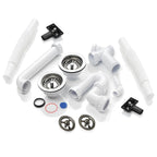 Astini RAK Rangemaster 2.0 Bowl Waste with 2x Overflow and Plumbing Kit