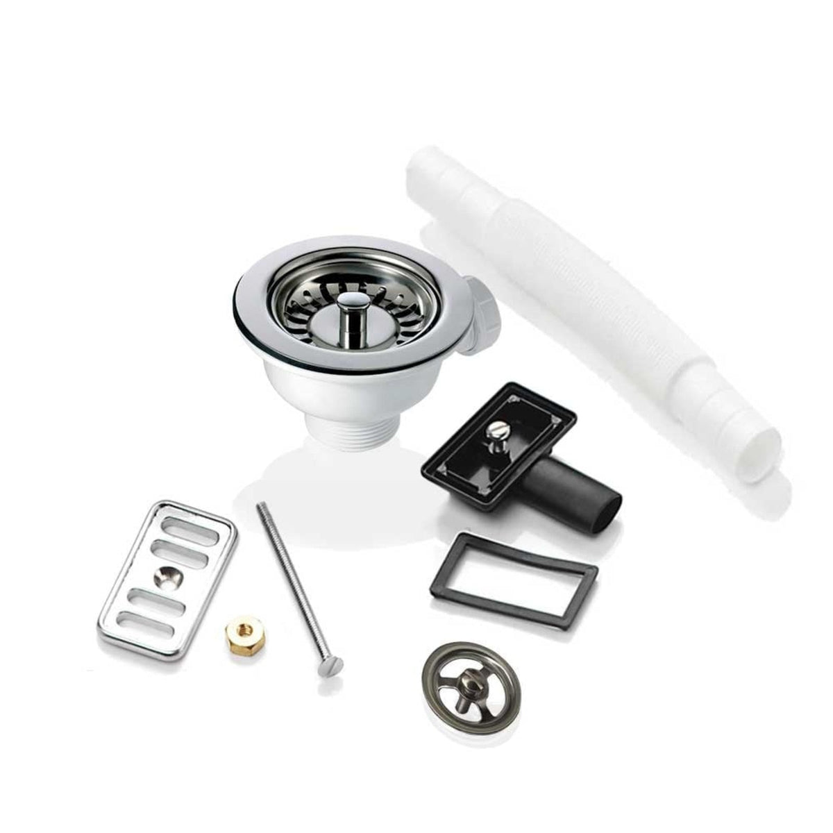 90mm Waste and Overflow for Astini, RAK, Rangemaster Ceramic Sink