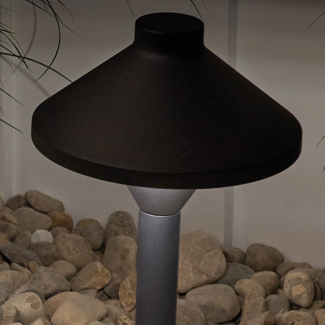 Kichler Path & Spread Kit - Adjustable Kelvin Temp - With Drop In LED - Black