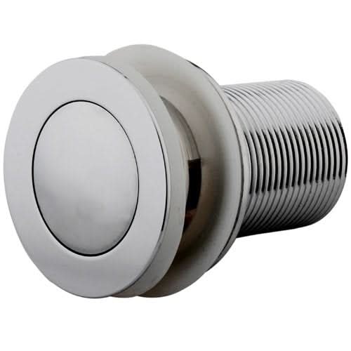 iBathUK Nexel Pop Up Slotted Bathroom Sink Waste Click Clack Plug, Modern Bathroom Basin Waste and Trap, Chrome