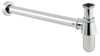 VeeBath Basin Chrome Bottle Trap Waste, Adjustable Height, 1¼" Connection