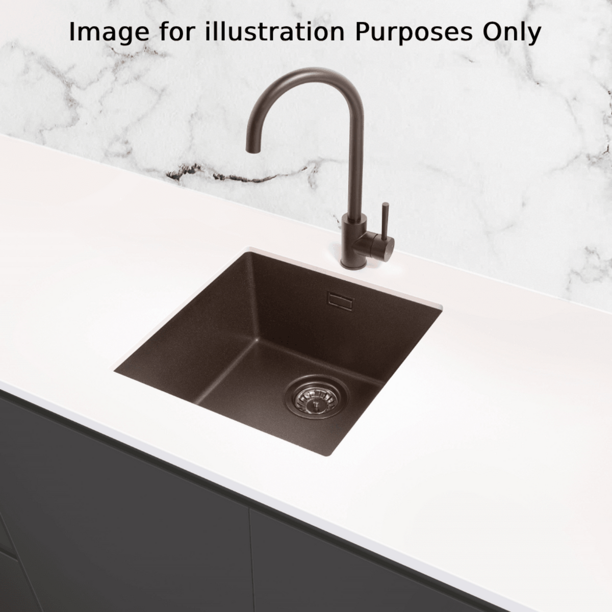Astini Dante 400 1.0 Bowl Granite Undermount Kitchen Sink & Waste