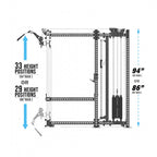 RX3 Tornado 6-Post Smith Machine Rack
