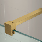 Astini T18 Brushed Brass 1000x1950x8mm Wetroom Panel