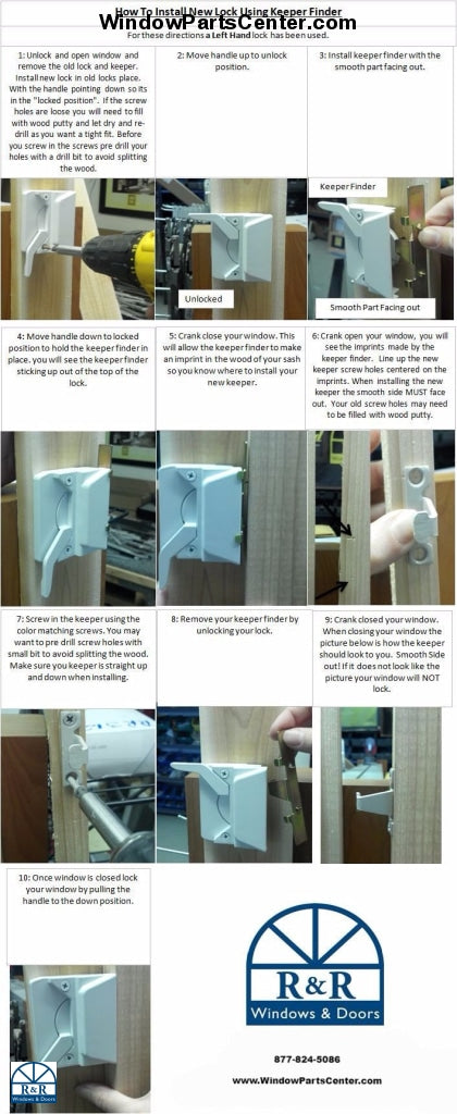 172 Keeper Finder (for elbow style lock)