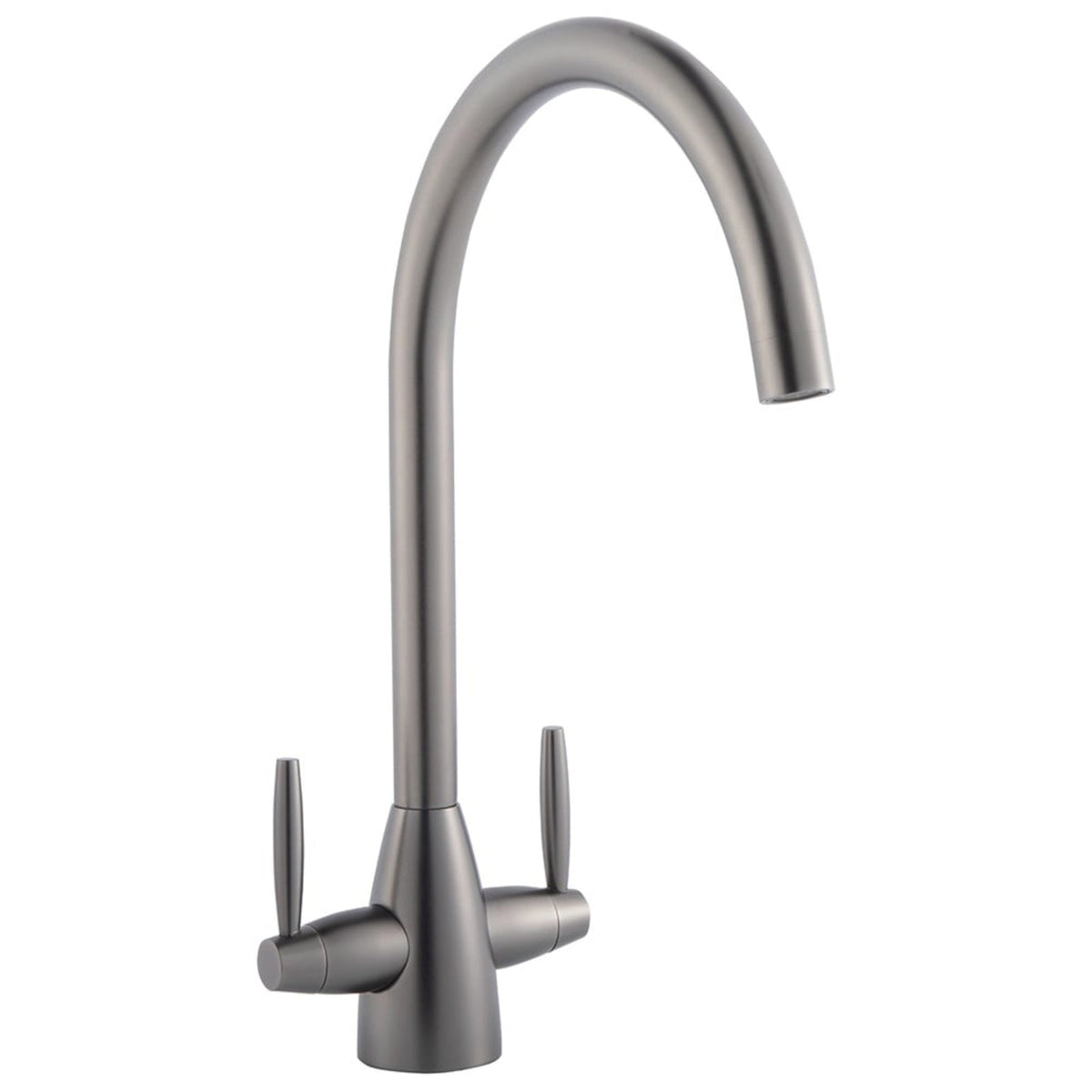 Astini Sopra Twin Lever Kitchen Mixer Tap with Sleek Modern Design